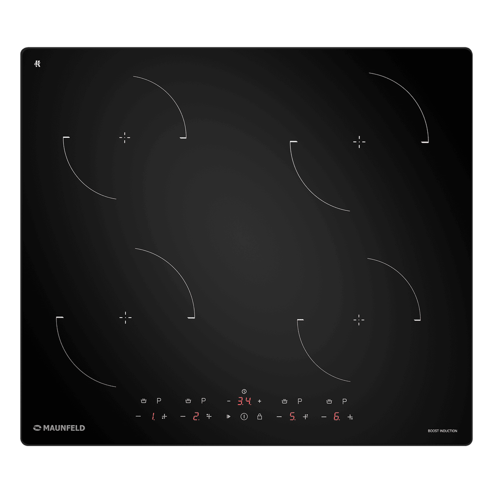 Встраиваемая варочная панель индукционная MAUNFELD CVI604EX черный электрическая варочная панель maunfeld cvce292stbk