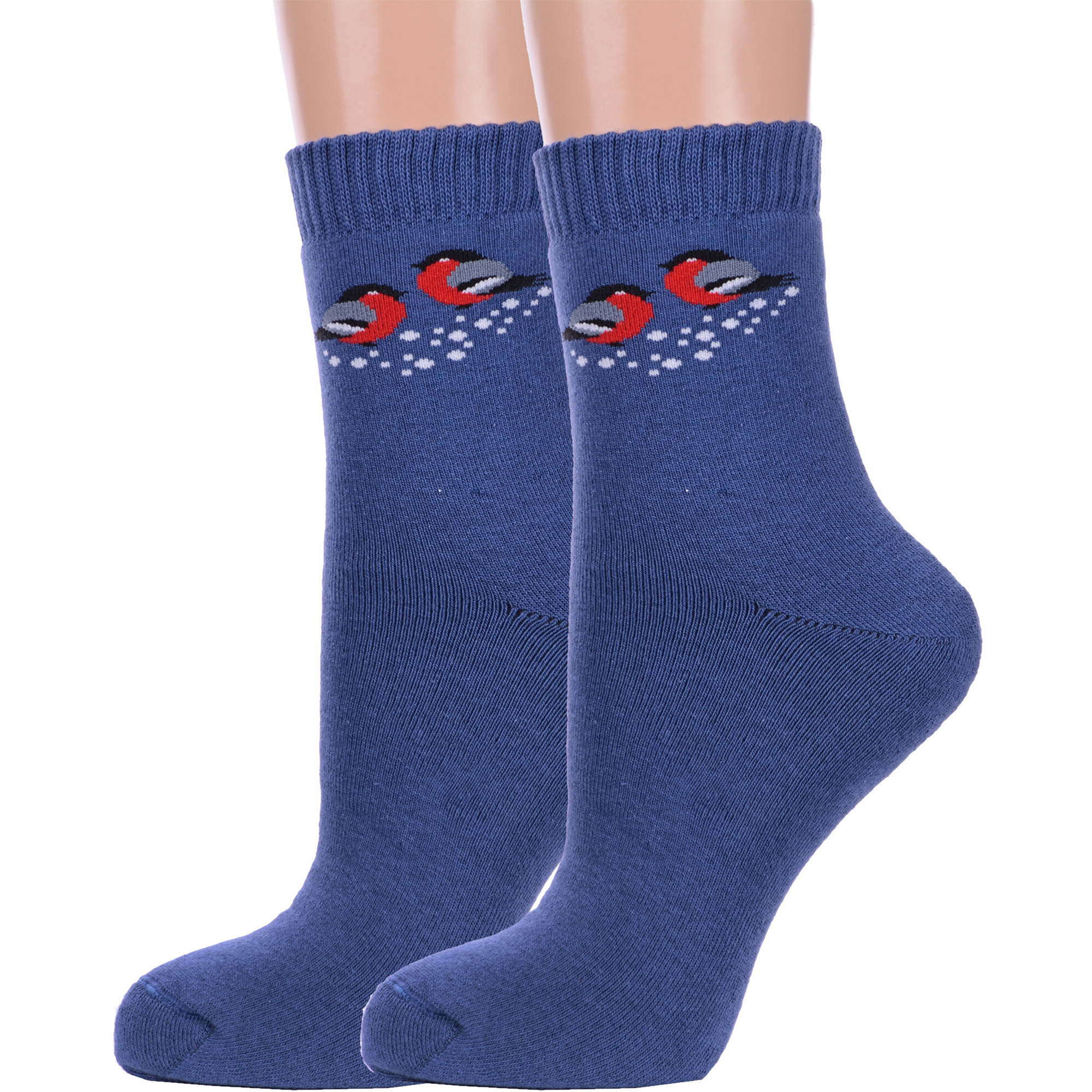 Комплект носков женских Брестский чулочный комбинат 2-15С1408 синих 25, 2 пары