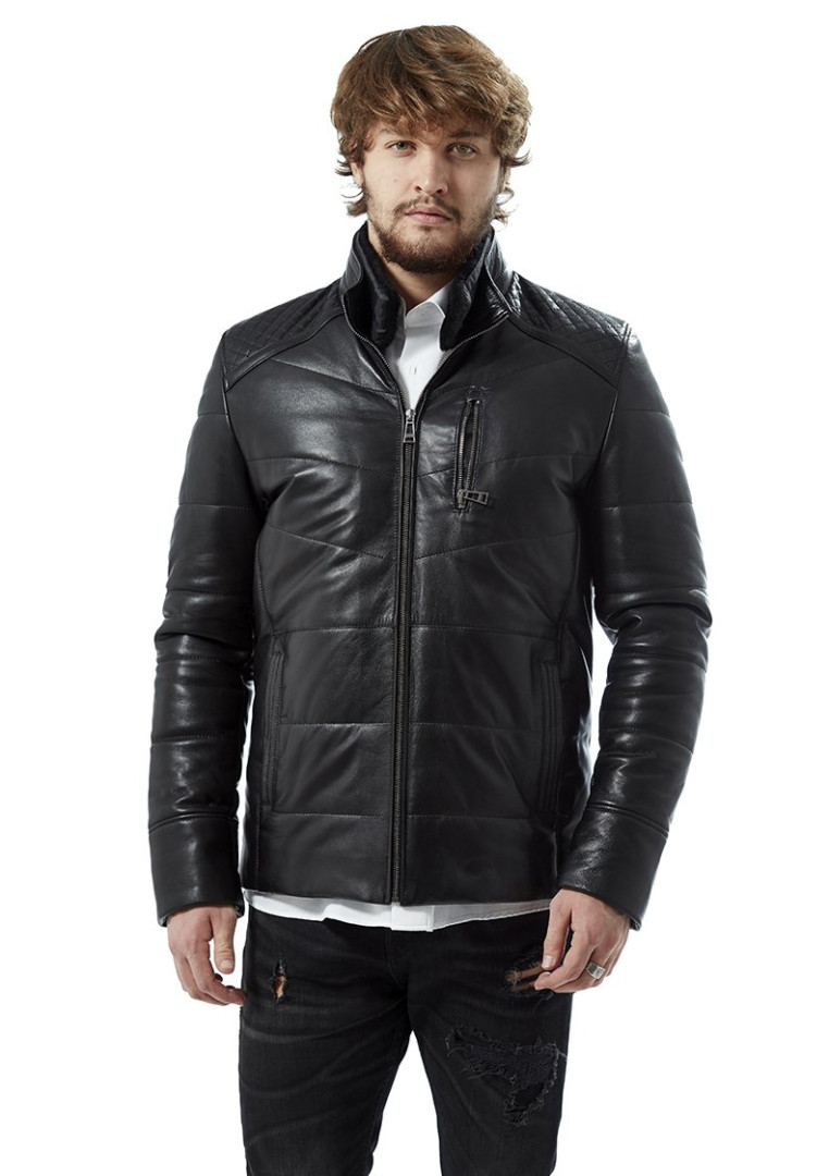 

Кожаная куртка мужская Hodore H35-hl0191 черная 3XL (товары доставляются из-за рубежа), H35-hl0191