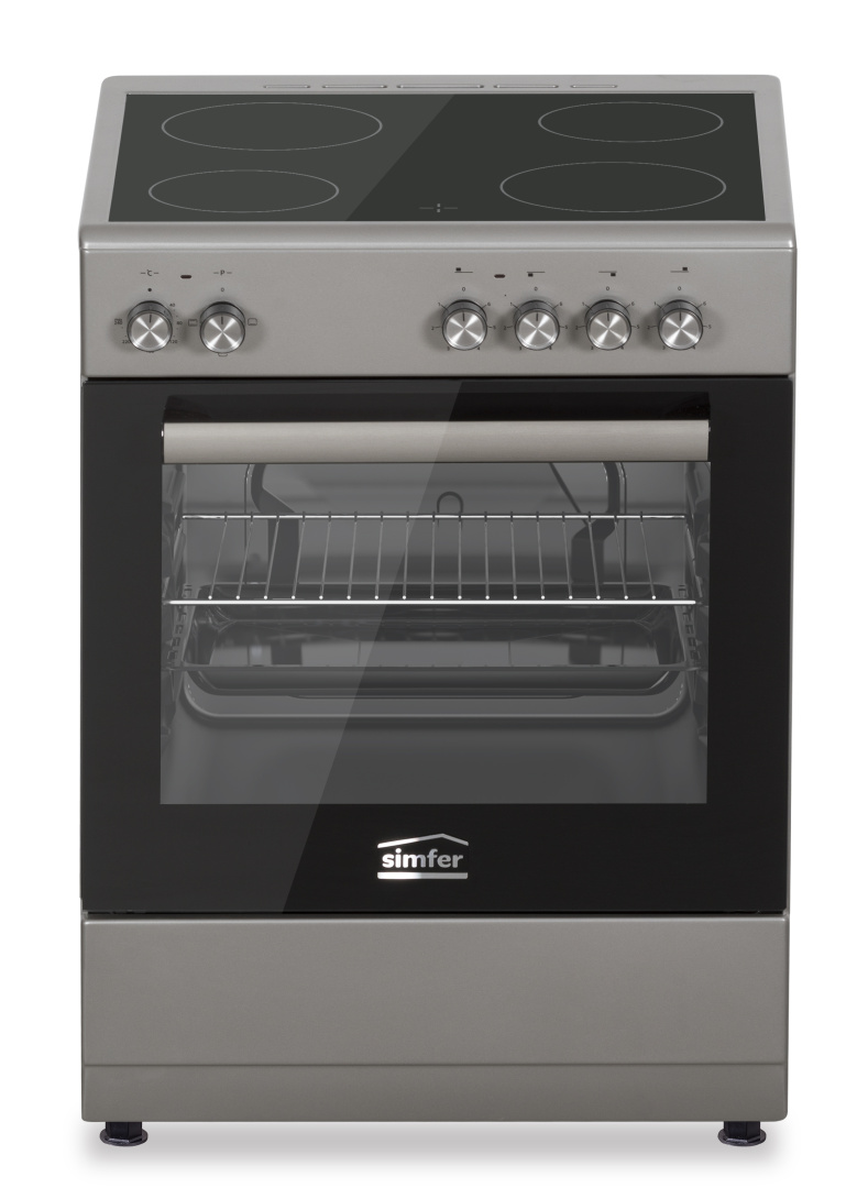 Электрическая плита Simfer F66VM04002 серебристая