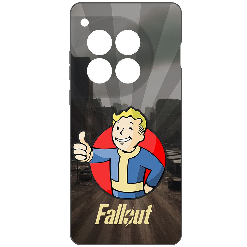 

Чехол-накладка Krutoff Soft Case Фоллаут (Fallout) - Волт-бой для OnePlus 12 черный