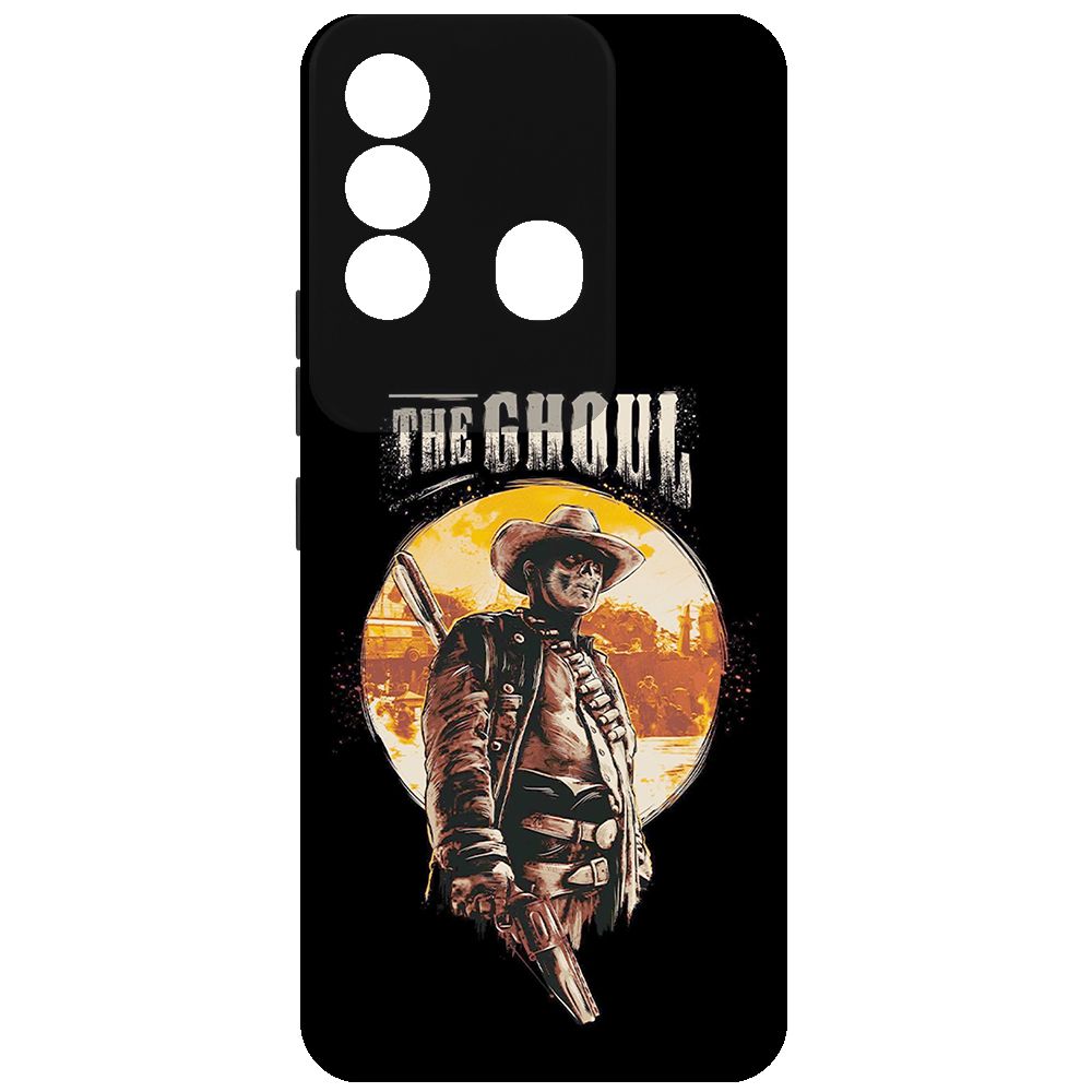 

Чехол-накладка Krutoff Soft Case Фоллаут (Fallout) - Гуль для ITEL Vision 3 Plus черный