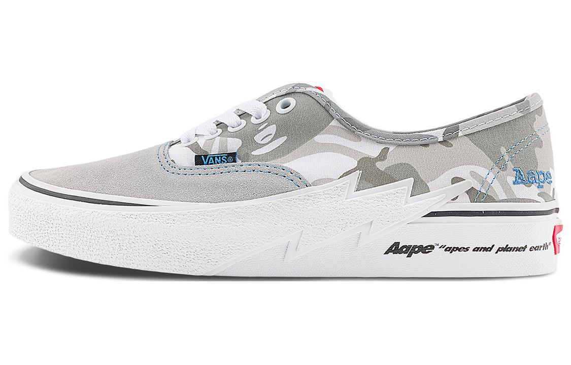

Кеды унисекс Vans Aape x Authentic серые 38 EU, Серый, Aape x Authentic