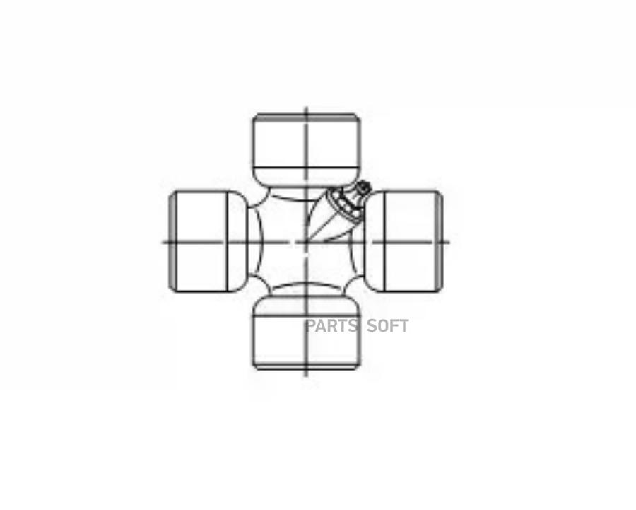 

Крестовина карданного вала VOLVO 2/3/4/7/9-Serie /D=27,00mm L=74,50mm LOBRO U967