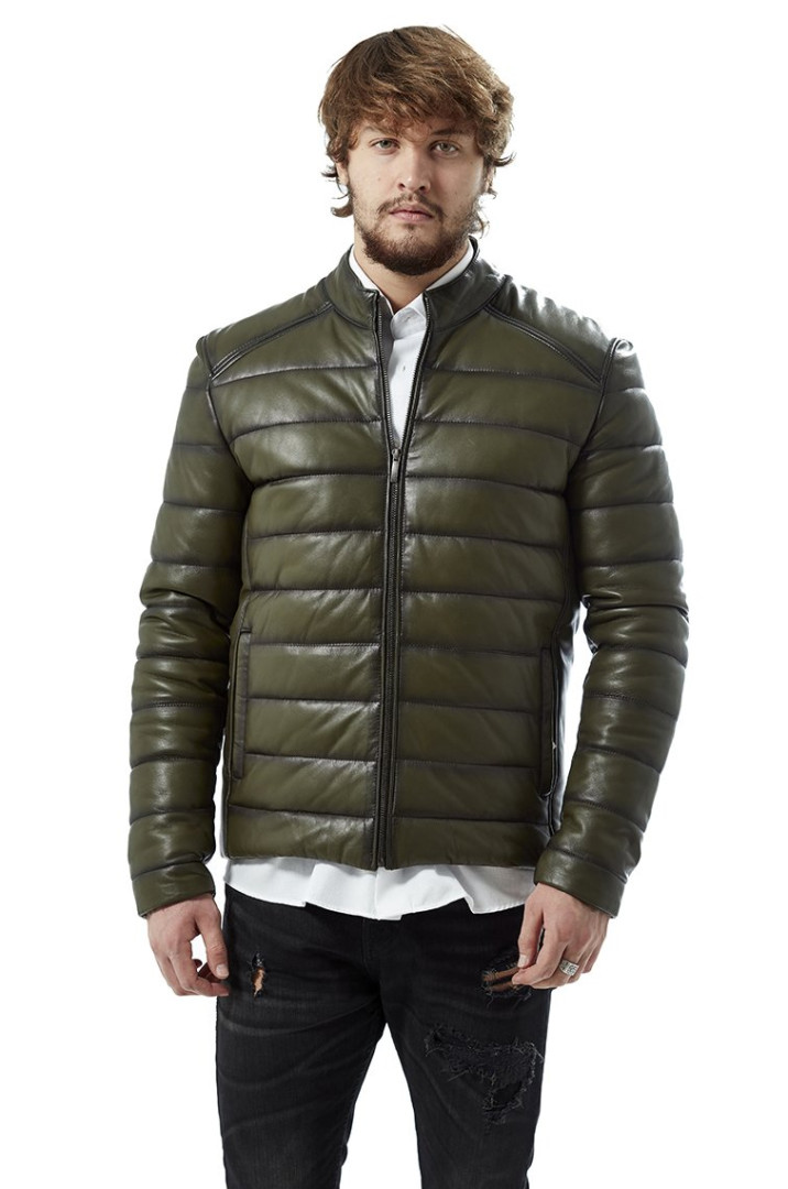 

Кожаная куртка мужская Hodore H35-hl170-186 зеленая S (товары доставляются из-за рубежа), Зеленый, H35-hl170-186