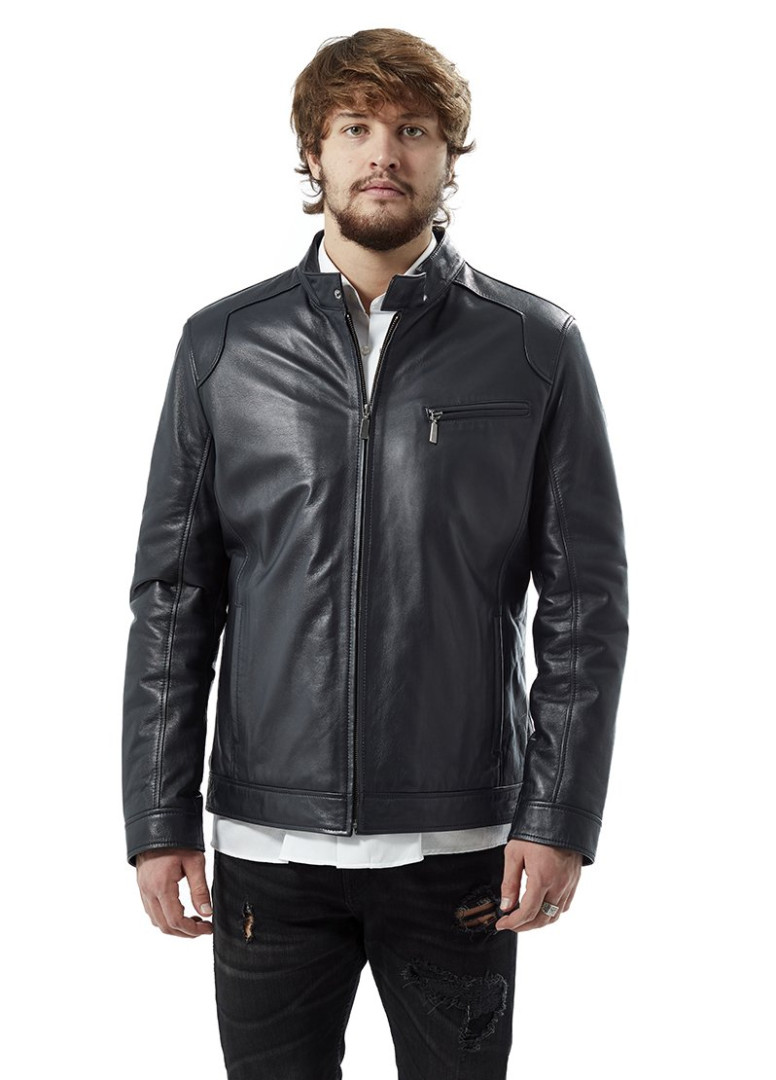 

Кожаная куртка мужская Hodore H35-hc178 черная 2XL (товары доставляются из-за рубежа), Черный, H35-hc178