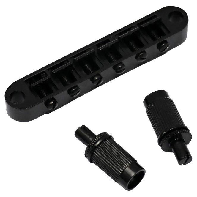 

BM-01-BK Бридж Tune-O-Matic, черный, Metallor, BM-01-BK