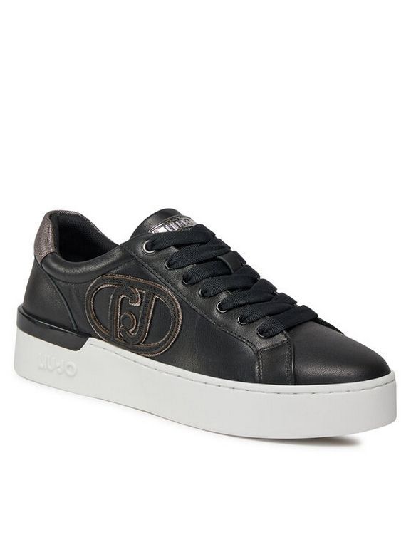 

Кеды женские Liu Jo Silvia 93 BA4041 PX026 черные 39 EU, Черный, Silvia 93 BA4041 PX026