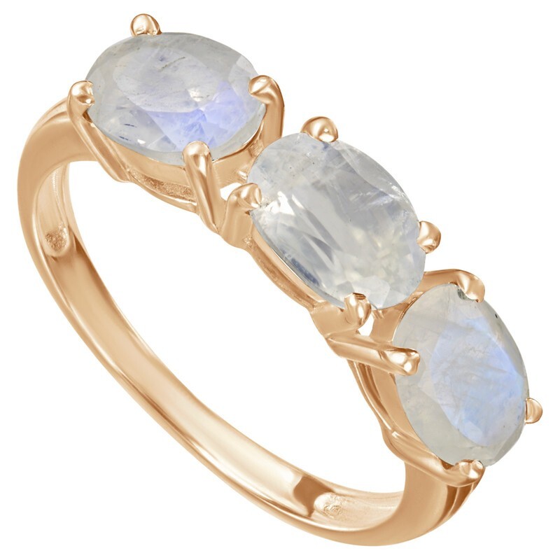 

Кольцо из серебра с лунным камнем р., LAZURIT-ONLINE 809203, 809203
