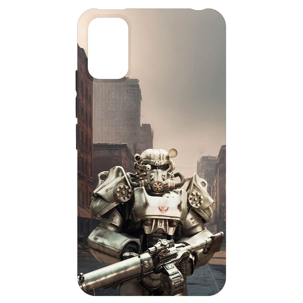 

Чехол-накладка Krutoff Soft Case Фоллаут (Fallout) - Рыцарь Братства для ITEL A17 черный