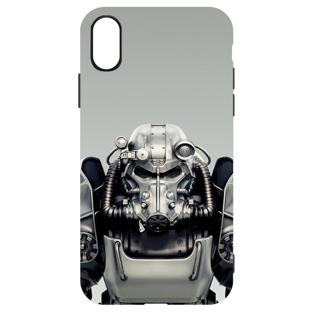 

Чехол-накладка Krutoff Soft Case Фоллаут (Fallout) - Братство стали для iPhone XR черный