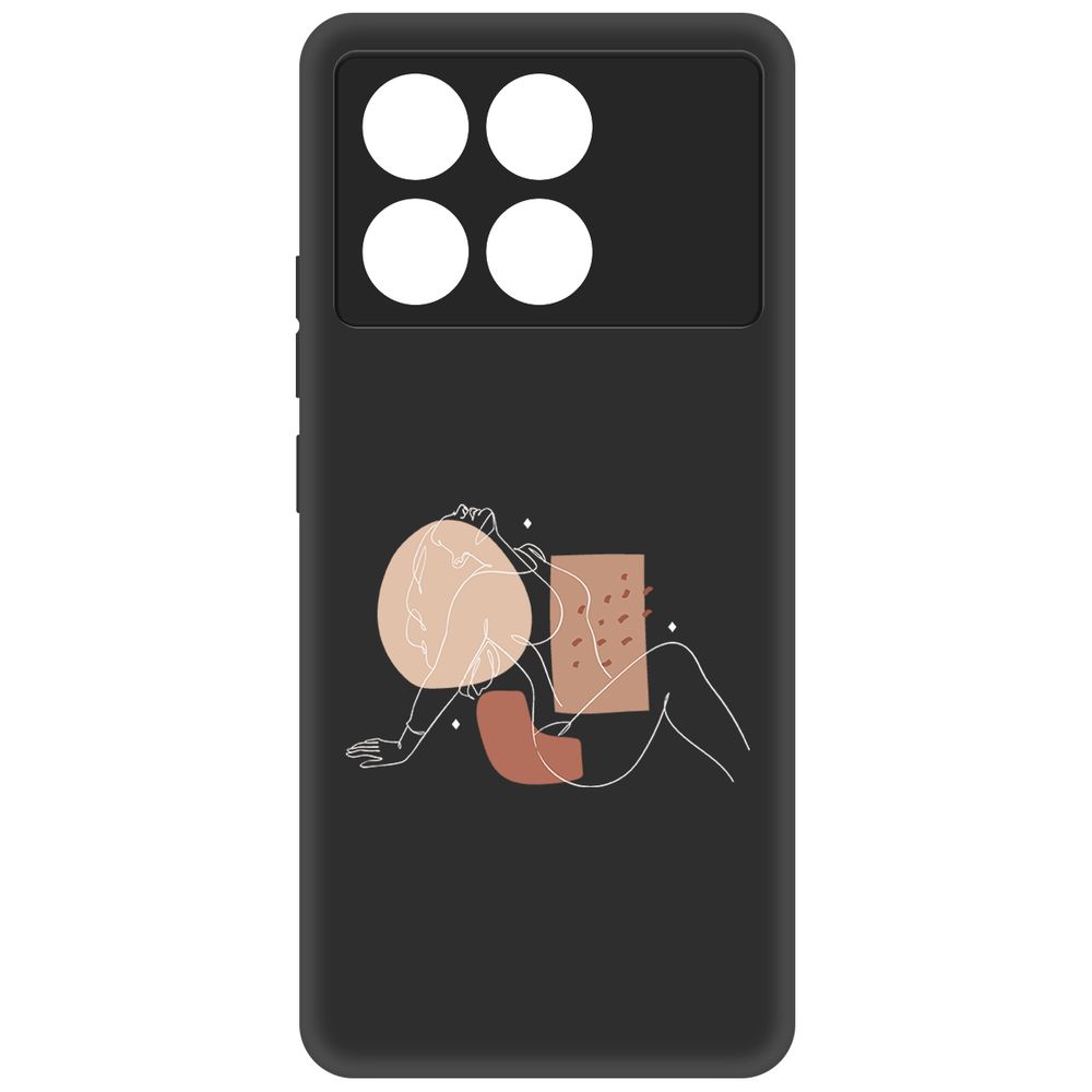 

Чехол-накладка Krutoff Soft Case Чувственность для Poco X6 Pro черный