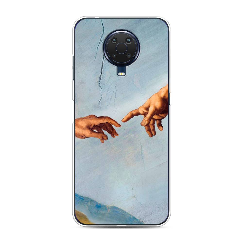 

Чехол Awog на Nokia G20 / Нокиа G20 "Сотворение Адама", Голубой;коричневый;серый, 124150-9