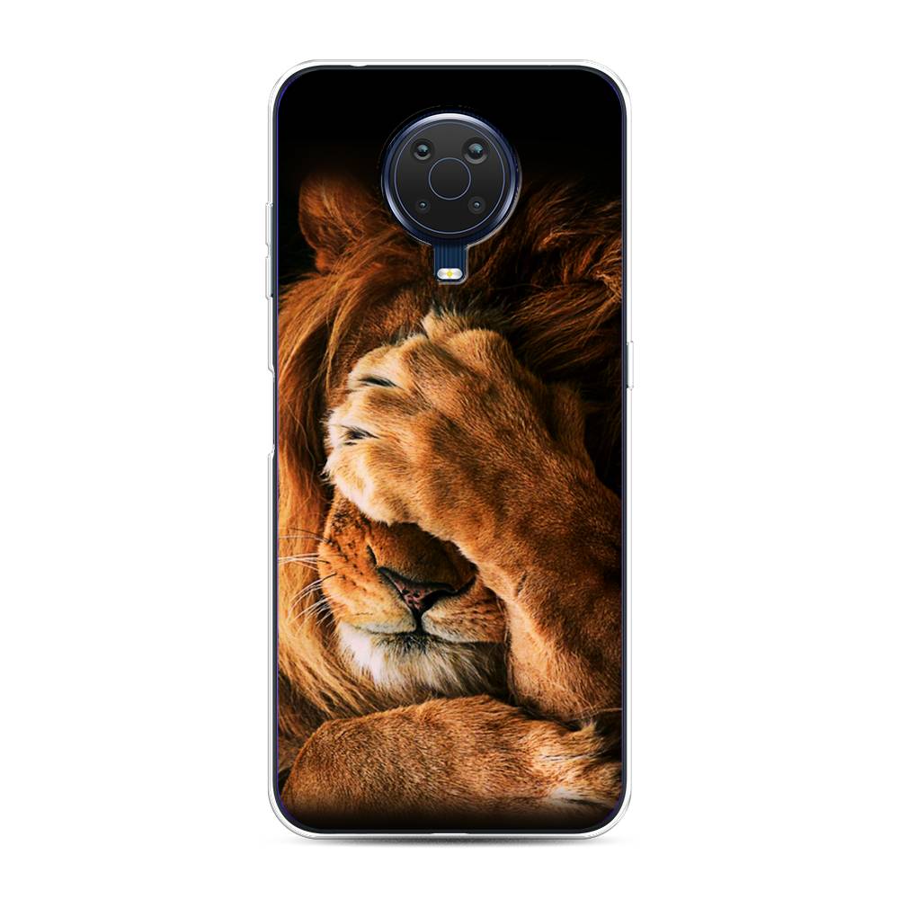 

Чехол Awog на Nokia G20 / Нокиа G20 "Львиный стыд", Коричневый;черный, 124150-1
