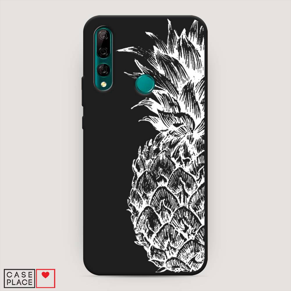 фото Чехол awog "ананас графика белая" для huawei y9 prime 2019