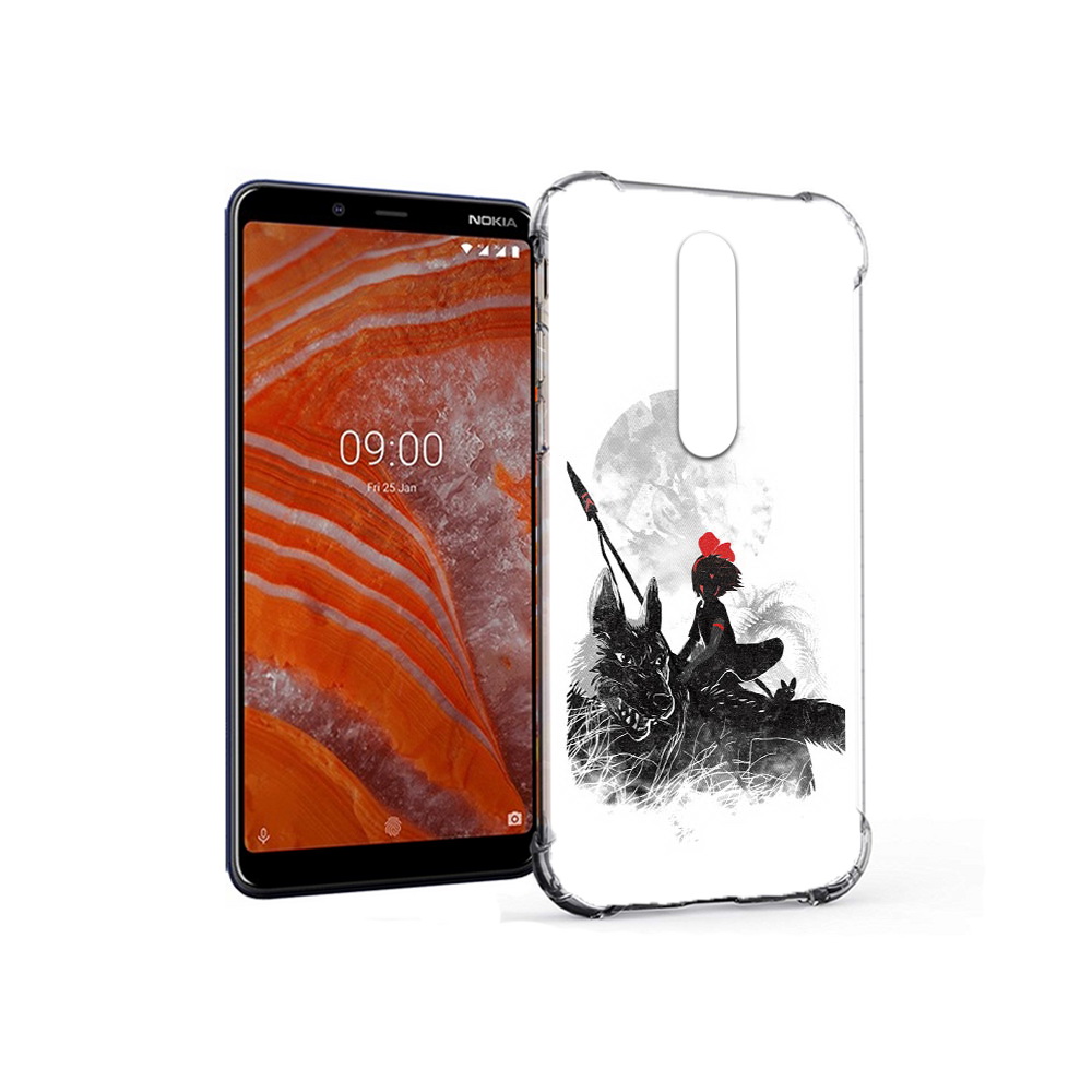 

Чехол MyPads Tocco для Nokia 3.1 Plus мононоке (PT121397.96.481), Прозрачный, Tocco