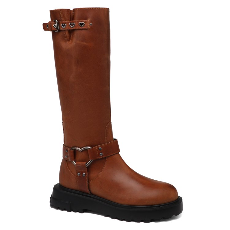 

Сапоги женские Love Moschino JA24314G коричневые 41 EU, Коричневый, JA24314G