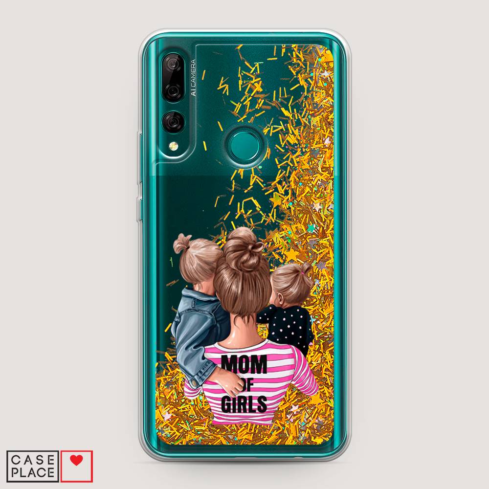 

Чехол Awog на Huawei Y9 Prime 2019 "Mom of Girls", Синий;розовый;черный, 611990-1