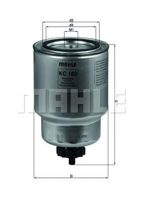 

Фильтр топливный Mahle/Knecht KC189
