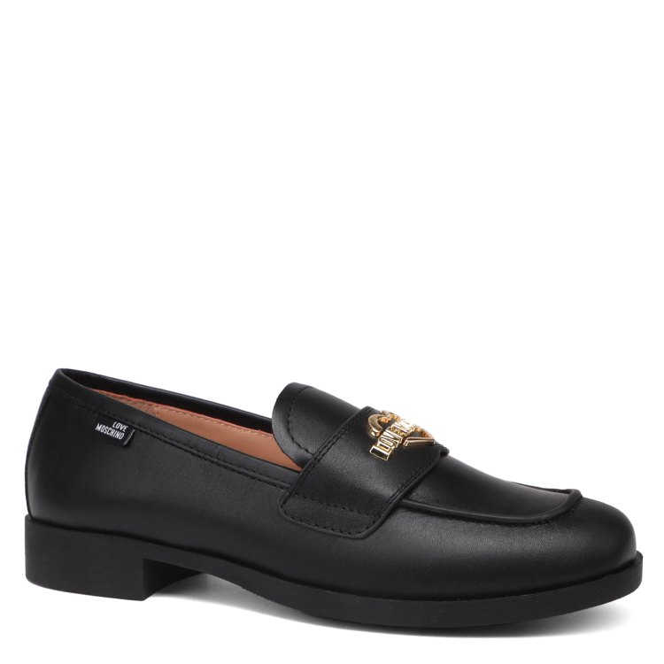 

Лоферы женские Love Moschino JA10162G черные 39 EU, Черный, JA10162G