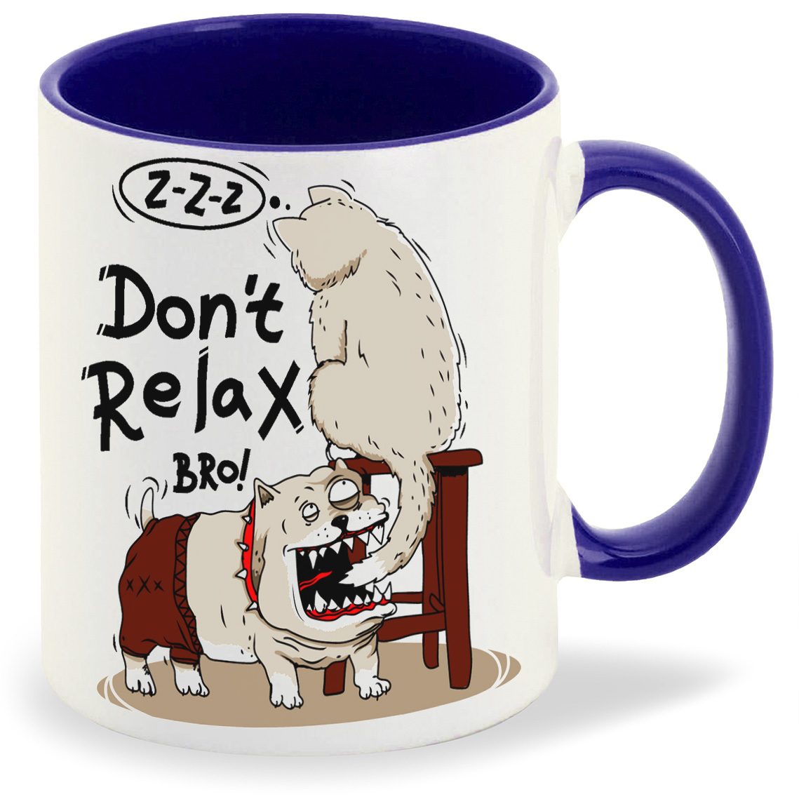 

Кружка CoolPodarok Прикол Собака dont relax, Прикол Собака dont relax