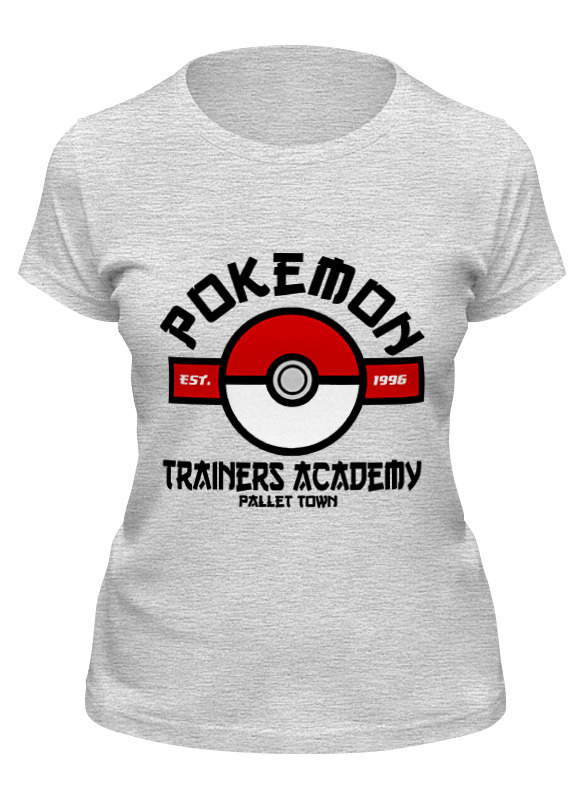 

Футболка женская Printio Покемон (pokemon) серая S, Покемон (pokemon)