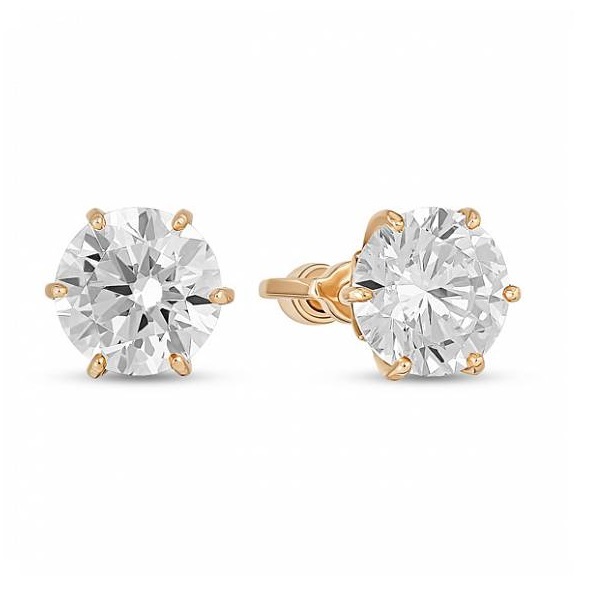 

Серьги из желтого золота с фианитом Лукас-Голд E01-Z-Y-59580-Z, E01-Z-Y-59580-Z