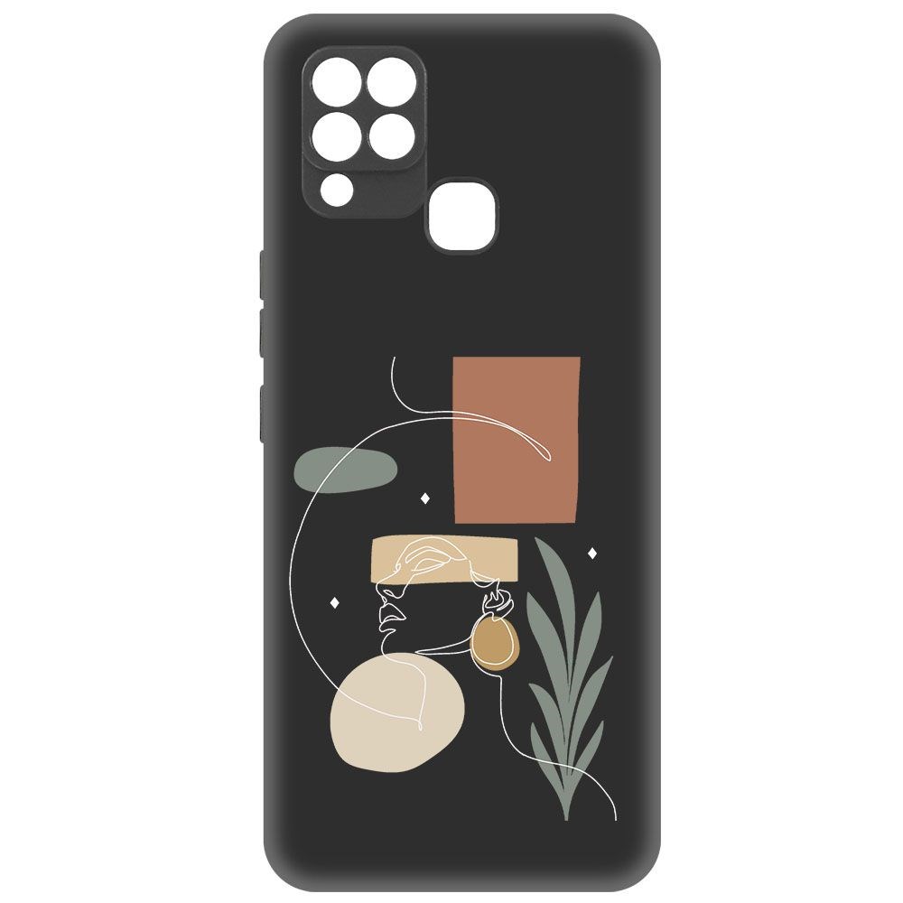 

Чехол-накладка Krutoff Soft Case Элегантность для INFINIX Hot 10S черный