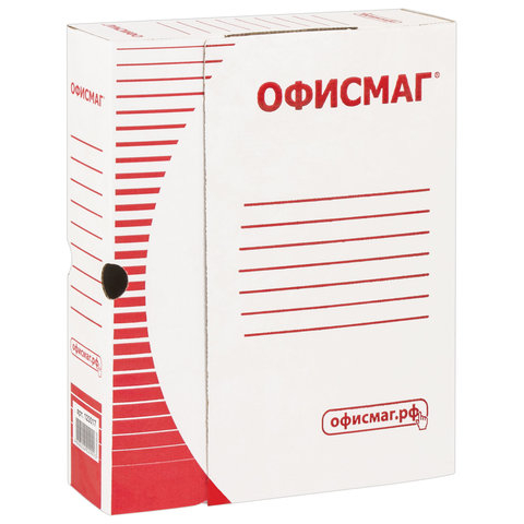 

Короб архивный с клапаном А4 (260х325 мм), 75 мм, до 700 листов