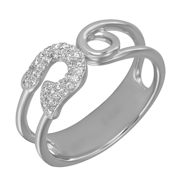 

Кольцо из золота р. 16 Ивел R1206-JD1780RW, бриллиант, R1206-JD1780RW