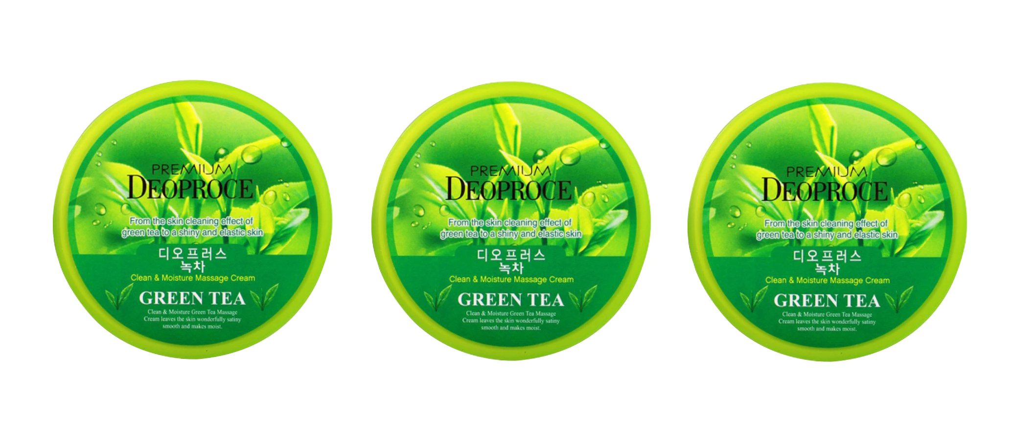 

Крем Deoproce premium clean moisture green tea massage cream 300г 3 шт