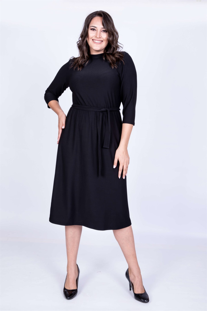 

Платье женское My Line Moda 704 черное 2XL, Черный, 704