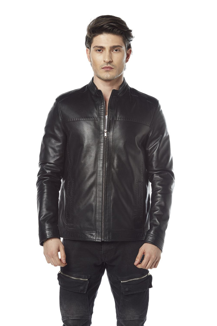 

Кожаная куртка мужская Hodore H35-8789P черная 3XL (товары доставляются из-за рубежа), Черный, H35-8789P
