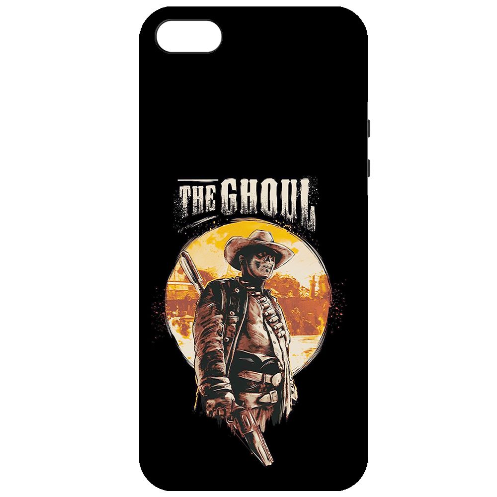 

Чехол-накладка Krutoff Soft Case Фоллаут (Fallout) - Гуль для iPhone 5/5s черный