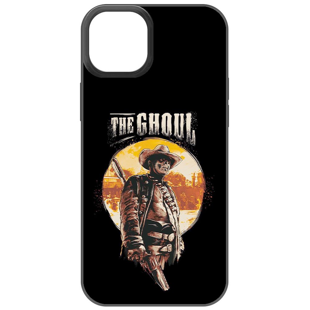 

Чехол-накладка Krutoff Soft Case Фоллаут (Fallout) - Гуль для iPhone 15 Plus черный