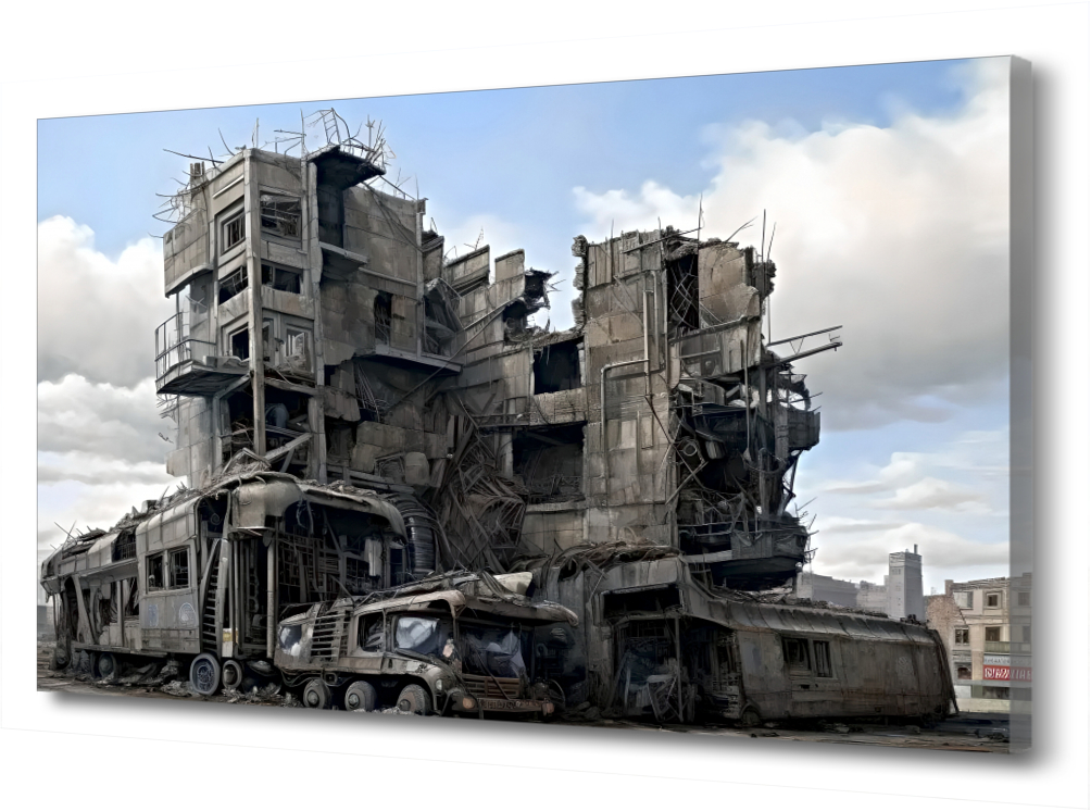 

Картина на холсте Постапокалипсис PRC-1633 (60x40см). Натуральный холст