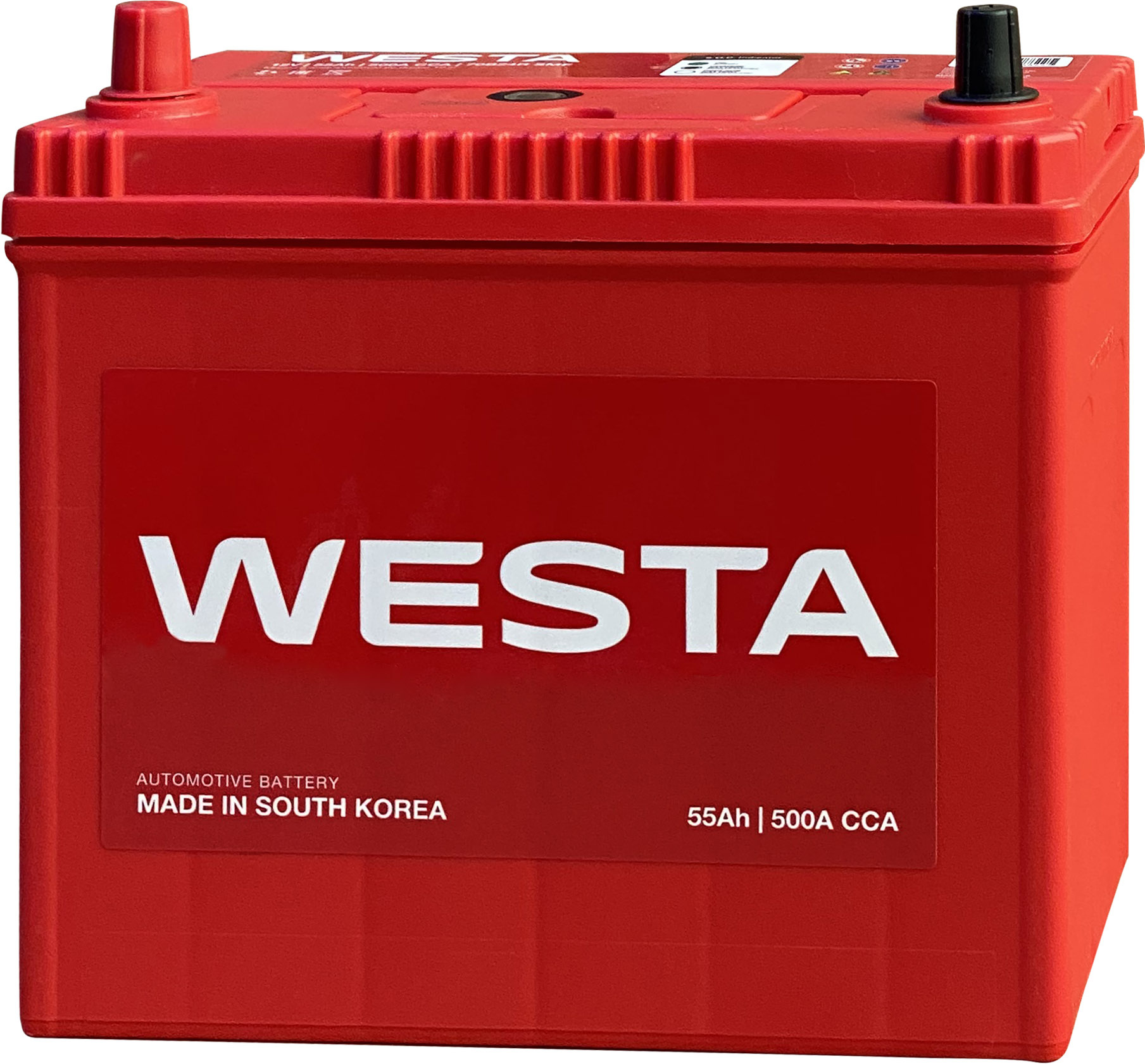 Аккумулятор WESTA Korea 70B24R SMF 55 Ач 500 А прямая полярность