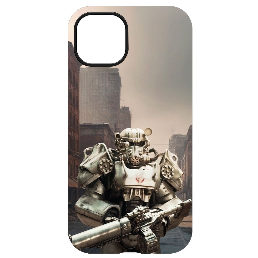 

Чехол-накладка Krutoff Soft Case Фоллаут (Fallout) - Рыцарь Братства для iPhone 13 черный