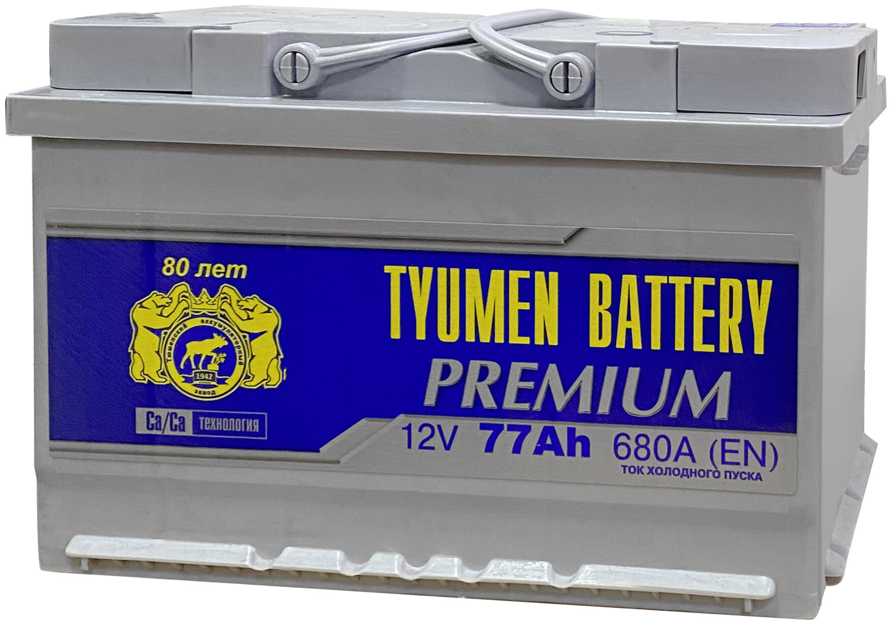 Аккумулятор TYUMEN BATTERY Premium 77 Ач 680 А прямая полярность
