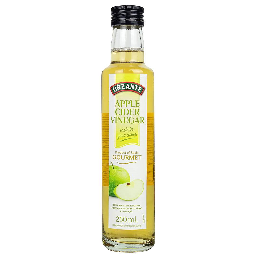 Уксус яблочный Urzante Apple cider vinegar, 0,25 л