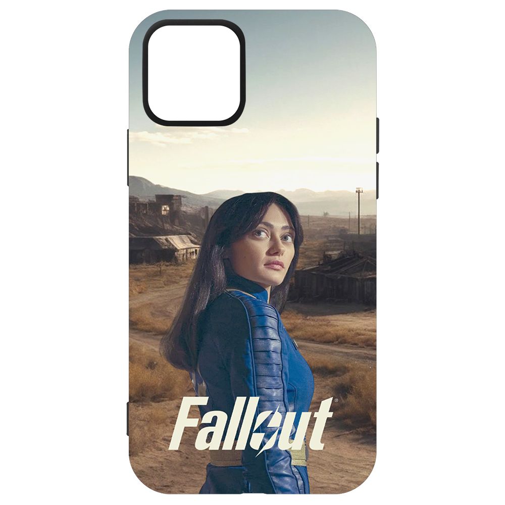 

Чехол-накладка Krutoff Soft Case Фоллаут (Fallout) - Люси в пустошах для iPhone 12 черный