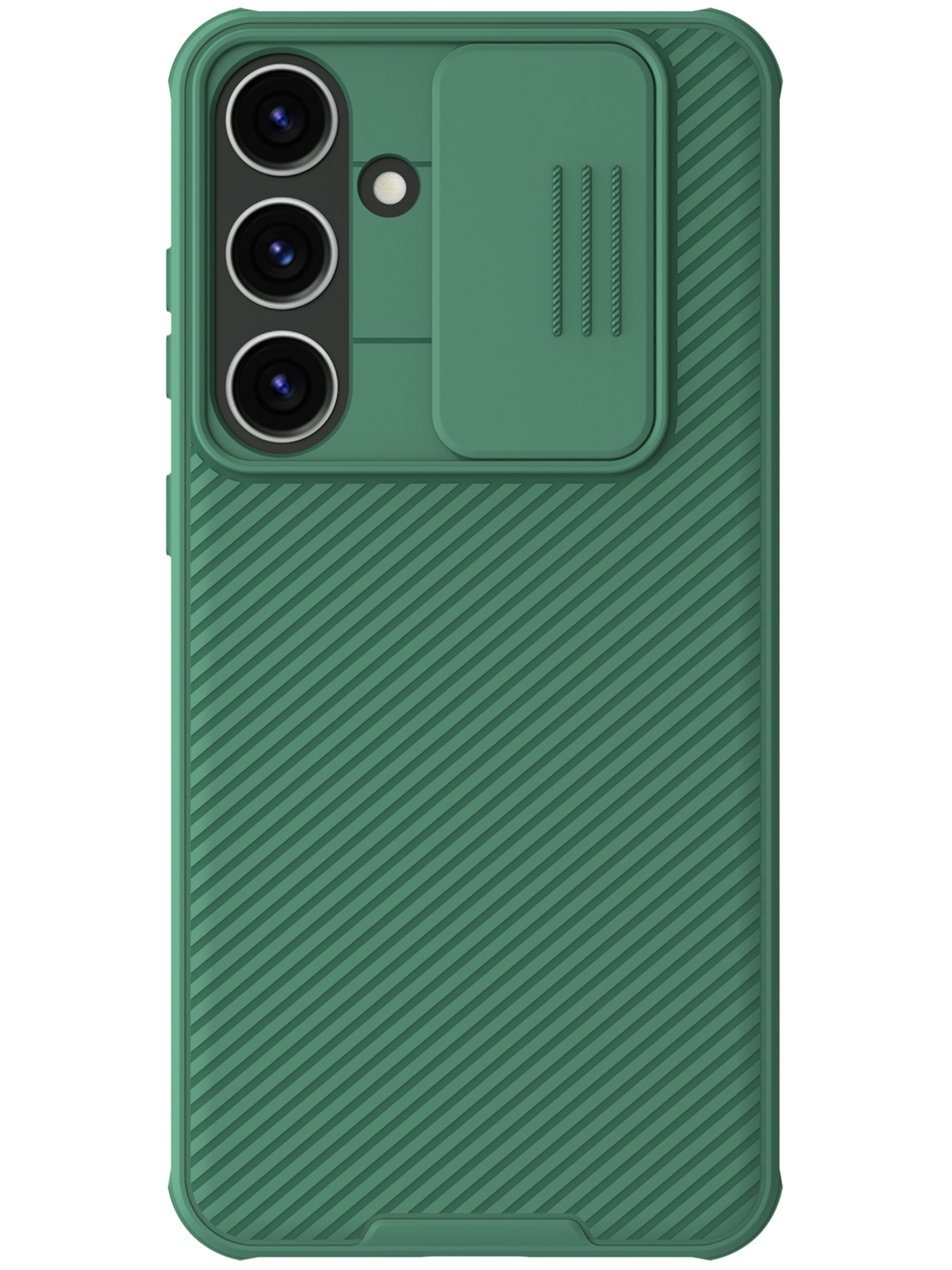 

Чехол Nillkin для Samsung Galaxy S24 Plus CamShield Pro Magnetic рельефный, зеленый