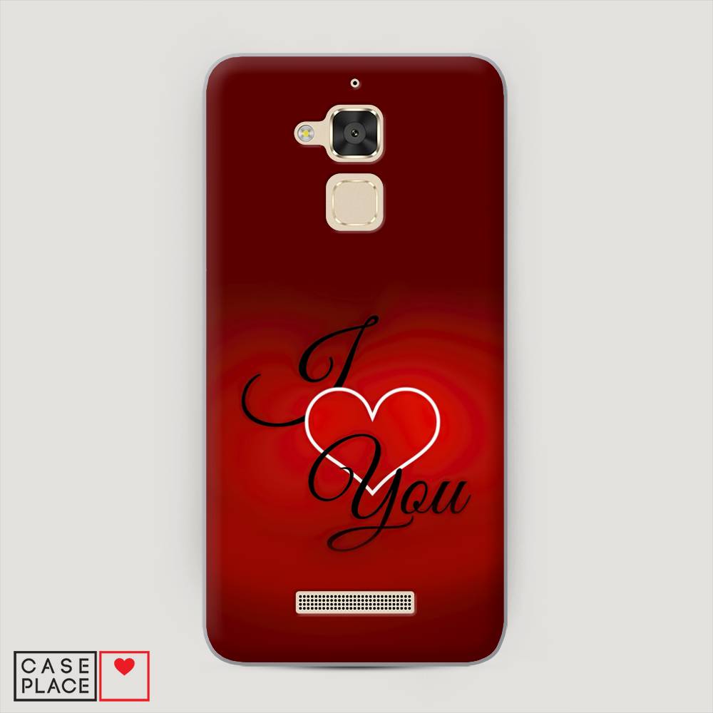 фото Чехол awog "i love you 3" для asus zenfone 3 max zc520tl