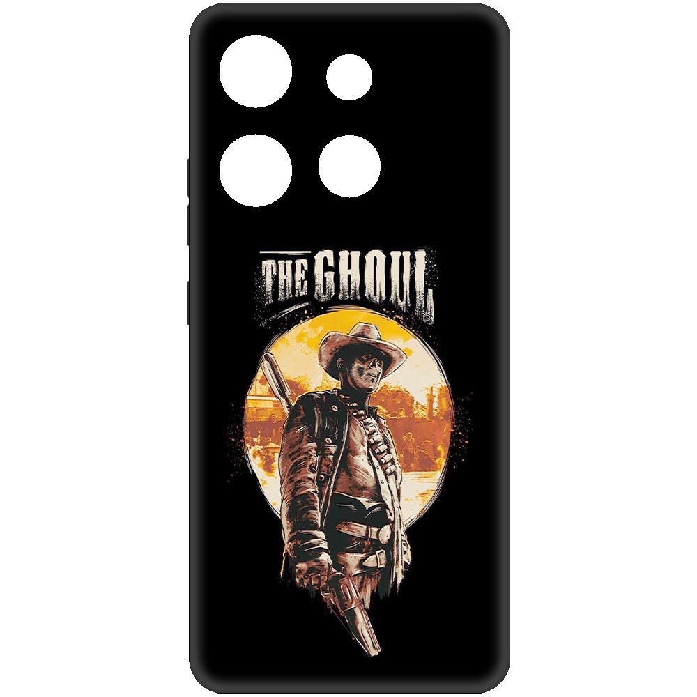 

Чехол-накладка Krutoff Soft Case Фоллаут (Fallout) - Гуль для INFINIX Smart 7 HD черный