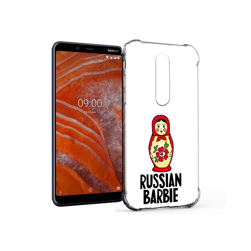 

Чехол MyPads Tocco для Nokia 3.1 Plus матрешка (PT121397.96.459), Прозрачный, Tocco