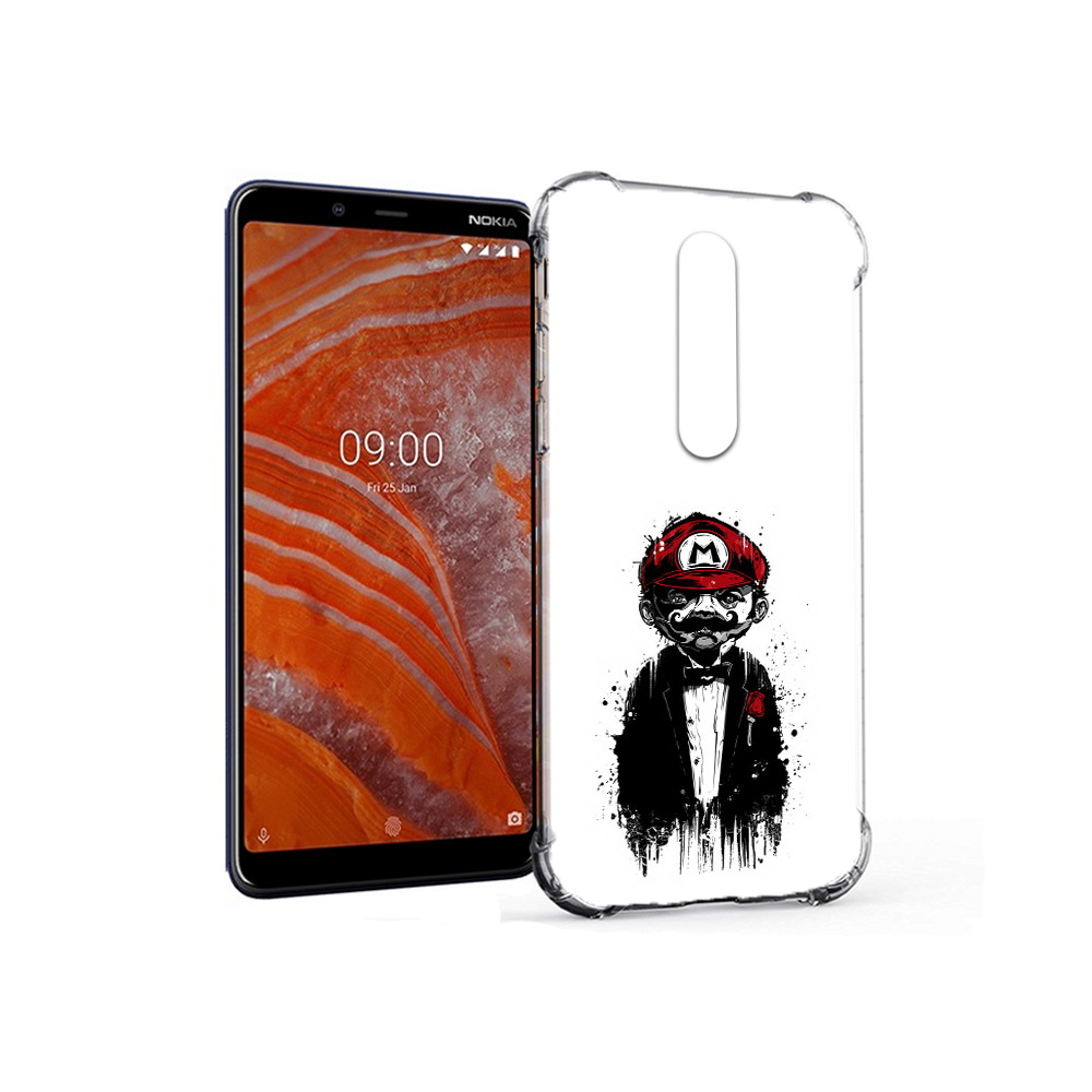 

Чехол MyPads Tocco для Nokia 3.1 Plus марио (PT121397.96.458), Прозрачный, Tocco