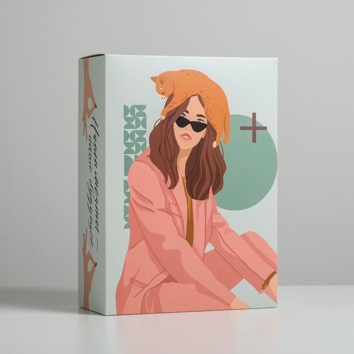 

Коробка складная «Style», 22 × 30 × 10 см, Коллекция упаковки Girl style