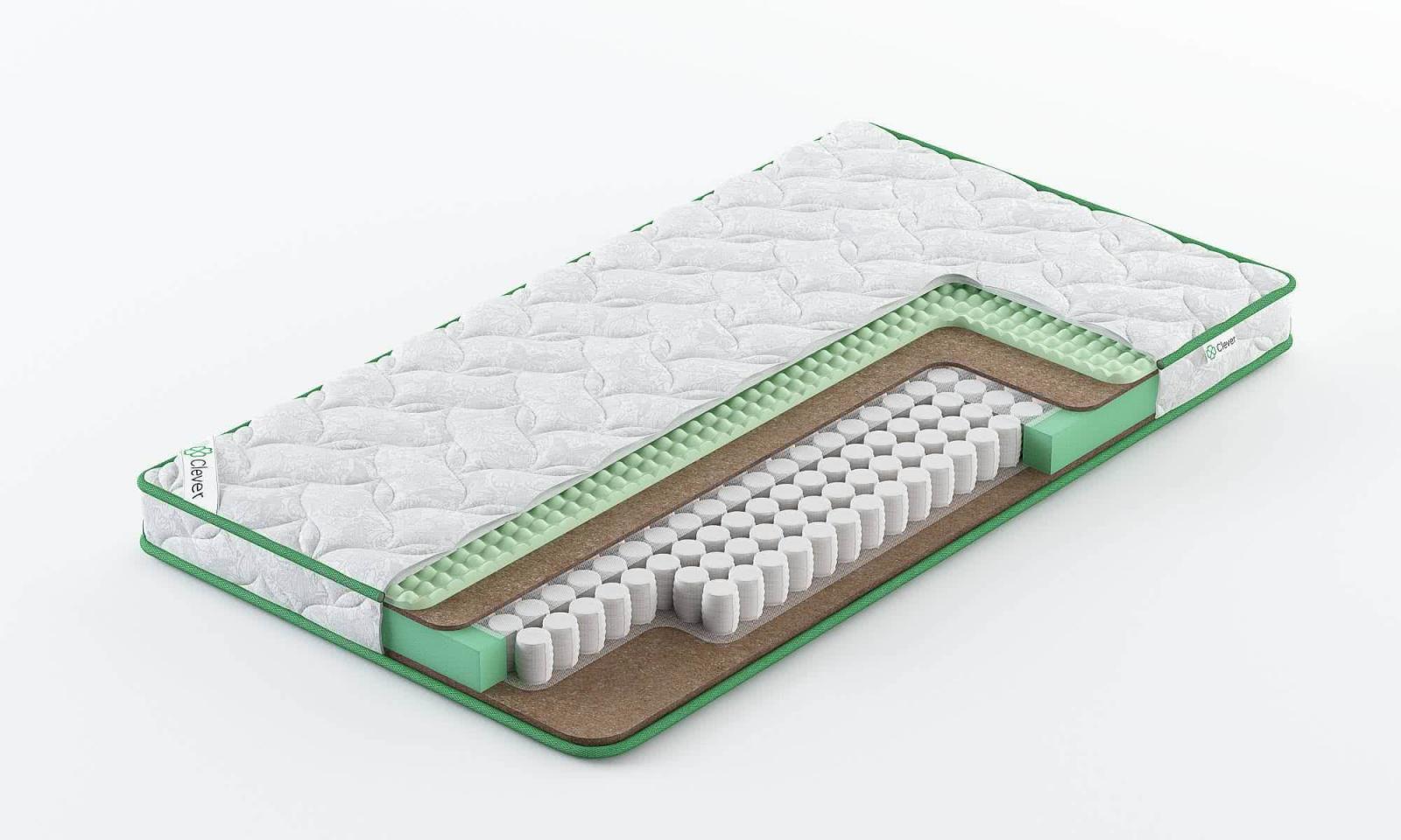 

Матрас Clever Teen Firm 105x210, Белый, Teen Firm