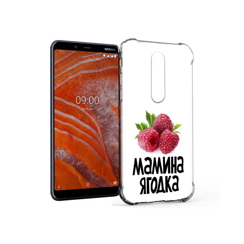 

Чехол MyPads Tocco для Nokia 3.1 Plus мамина ягодка (PT121397.96.456), Прозрачный, Tocco