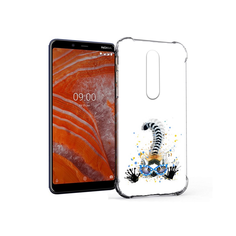 

Чехол MyPads Tocco для Nokia 3.1 Plus лямур (PT121397.96.454), Прозрачный, Tocco